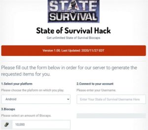 State Of Survival Gift Code Generator