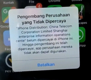 contoh instal aplikasi lain di iphone selain app store