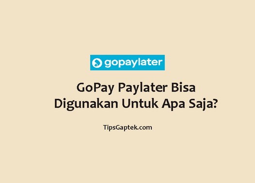 gopay paylater bisa digunakan untuk apa saja